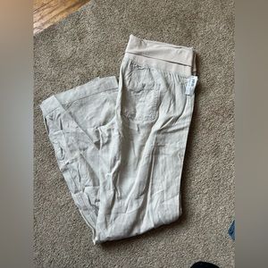 NWT Old Navy Linen Maternity pants SZ SMALL